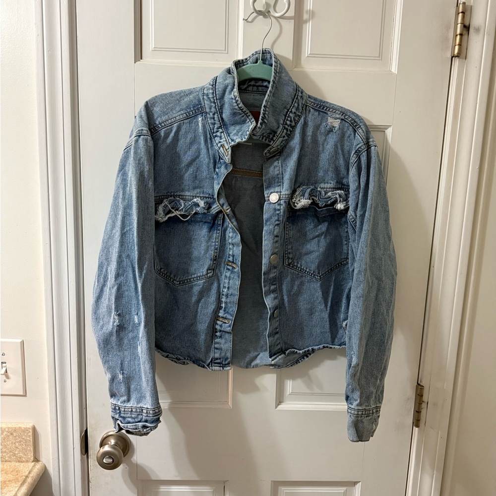 Women’s Distressed Denim Jacket